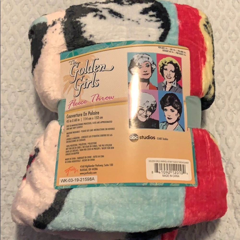 Golden Girls Fleece Throw